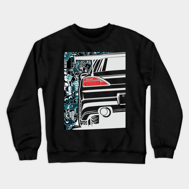 Nissan Silvia S15 Crewneck Sweatshirt by gaplexio